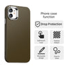 For iPhone 11 Carbon Fiber Series IMD Phone Case(Brown)