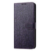For Samsung Galaxy F06 5G / M06 5G Daisy Embossed Leather Phone Case(Dark Purple)