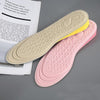 2 Pairs Massage Inner Heightening Insoles Men and Women EVA Breathable Sports Heightening Shoes Full Pad, Size: 39-40(Beige 3.5cm)