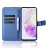For Samsung Galaxy A36 5G Diamond Texture Leather Phone Case(Blue)
