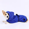 Absorbent Microfibre Pet Bathrobe, Pink, M (Dogs & Cats)