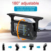 8 Bar Solar Wireless Tire Pressure Monitoring System TPMS 6 External Sensors for 6-wheel Truck Bus