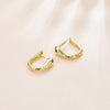 S925 Sterling Silver Smart Snake Ear Studs Women Earrings(Gold)