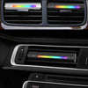 Car RGB Sound Control Pickup 3D Colorful Music USB LED Atmosphere Light (Black)