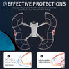 For DJI Mini 3 / Mini 3 Pro STARTRC Drone LED Propeller Protective Guard Anti-collision Ring (Transparent)