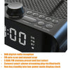 DAB-A5 LED Display Bedside DAB/FM Clock Radio with Bluetooth Speaker, EU Version(Black)