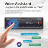 A3032 Car Bluetooth MP3 Player ISO Interface EQ Sound Effect Fast Charge Colorful Button Radio(Black)