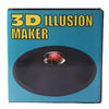 3D Mirascopel Visual Illusion Box Optical Holographic Projection Physical Imaging Educational Science Toys(Frog+Ladybug)