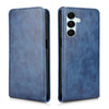For Samsung Galaxy A16 Magnetic Vertical Flip Leather Phone Case(Blue)