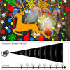 4W LED Snowflake Christmas Decoration Projector Light with 16 Patterns, Spec: AU Plug