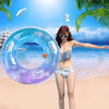 Sequins Starry Sky Mermaid Adult Swimming Ring Children Armpit Swimming Ring, Size: 90cm (With Handle)