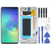 Samsung Galaxy S10+ AMOLED Screen Replacement (Silver) with Frame