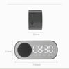 Z7 Digital Bluetooth 5.0 Speaker Multi-function Mirror Alarm Clock FM Radio(Black)