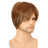 Men Realistic Natural High Temperature Wire Short Wigs(WIG-M45)
