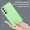 For Samsung Galaxy A35 5G Frosted Translucent TPU Hybrid PC Full Coverage Phone Case(Green)