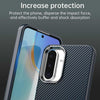 For Samsung Galaxy A36 5G Carbon Fiber Series IMD Phone Case(Blue)