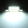 2 PCS 41mm DC12V / 1.5W / 6000K / 110LM 10LEDs SMD-3030 Car Reading Lamp Dome Light, with Decoder