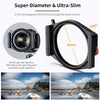 K&F CONCEPT SKU.1808 ND1000 GND8 Multi-Coated Neutral Density Filter with CPL Square Filter