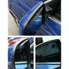 1 Pair 3R-2156 Universal Car Rearview Mirror Rain Blades Mirror Eyebrow Rain Cover (Black)