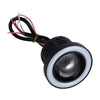 2 PCS 2.5 inch 10W 900 LM 6000K Car Fog Lights with Colorful Angle Eye Light, DC 12V(White Light)