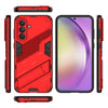 For Samsung Galaxy A56 5G Punk Armor 2 in 1 PC + TPU Shockproof Phone Case with Invisible Holder(Red)