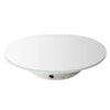25cm 360 Degree Electric Rotating Mirror Surface Turntable Display Stand Video Shooting Props Turntable for Photography, Load 3kg, Powered by Battery(White)