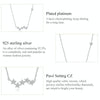 S925 Sterling Silver Brilliant Stars Women Nacklace Jewelry