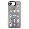 For iPhone 7 / 8 / SE 2020 2022 Christmas Series PC Full Coverage Pattern Phone Case(CK060 Black)