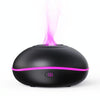 SD13 200ML Car USB Flame Aromatherapy Diffuser Home LED Night Light Silent Mist Humidifier(Black)