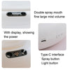 Rechargeable Moutain View Double Spray Aromatherapy Difusor Humidifier With Colorful Light(White)