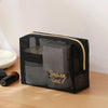 Travel Large Capacity Transparent Mesh Cosmetic Bag, Style: Octagonal