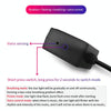 C208 5V 0.1W IPX4 USB Car Rotating Star Lights Red Blue Starry Sky Atmosphere Lamp