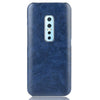 For Vivo V17 Pro Shockproof Litchi Texture PC + PU Case(Blue)