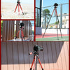 Fotopro S3 4-Section Folding Aluminum Legs Tripod PTZ Stand for SLR / Micro-SLR / Digital Cameras(Black)