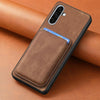 For Samsung Galaxy A26 5G Retro Leather Card Bag Magnetic Phone Case(Brown)