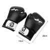 BONSEM Training Boxing Gloves for Adults(Black)
