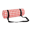 FP1409 6mm Thickened Moisture-Proof Beach Mat Outdoor Camping Tent Mat Without Storage Bag, Size:200x200cm(Red White Grid)