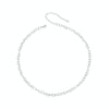 S925 Sterling Silver Love Arrangement Chain Necklace(BSA005)