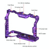 For Sony A7R5 / A7M4 PULUZ Metal Camera Cage Stabilizer Rig with Handle (Purple)