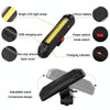 LED Rechargeable Bicycle Warning Strip Tail Light(OPP Red&White Light)