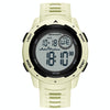 SANDA 2125 Luminous Waterproof Dual Display Electronic Watch(Khaki)