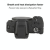 For Canon EOS R100 Litchi Texture Soft Silicone Protective Case(Black)