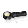 SKYWOLFEYE  Lamp Head 360 Degree Rotation USB Rechargeable LED Glare Flashlight With Magnet COB Work Light, Style:With An 26650 Battery