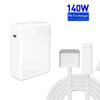 AU Plug 140W USB-C PD Power Adapter with Type-C to Magsafe3 Magnetic Charging Cable, Length: 2 m