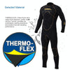 SLINX 1106 5mm Neoprene + Towel Lining Super Elastic Wear-resistant Warm Semi-dry Full Body One-piece Wetsuit for Men, Size: XXXL