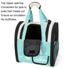 Pet Space Capsule Carrier Backpack, Green, For Cats & Small Dogs (Model 5)
