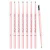 Kemelo Double-Headed Automatic Rotating Eyebrow Pencil Waterproof Sweat-Proof Non-Fading Thin Core Eyebrow Pencil(02Vitality Milk Tea)