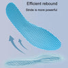 1pair Summer Thin Anti-Odor Sweat Insole Unisex Breathable Soft Shoes Insoles, Size: 37-38(Gray)
