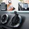Portable Air Vent Car Mount Holder, For iPhone, Galaxy, Sony, Lenovo, HTC, Huawei, and other Smartphones (White + Grey)(White)