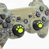 4 PCS Cute Cat Paw Silicone Protective Cover for PS4 / PS3 / PS2 / XBOX360 / XBOXONE / WIIU Gamepad Joystick(Green)